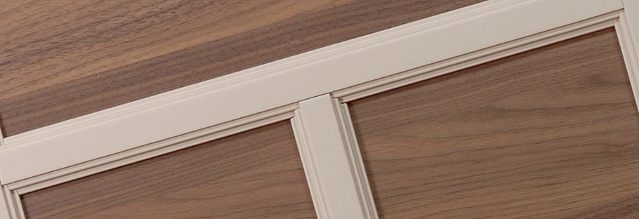 Production of solid wooden doors for classic kitchens